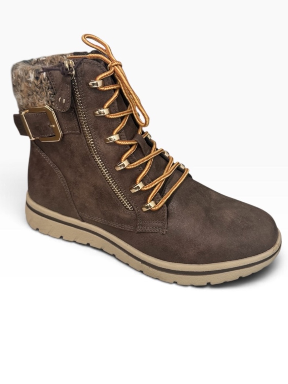 Cliffs by White Mountain Women's Hearten Lace up Hiking Boots, Size 8.5 M - NWB